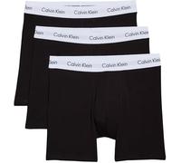 Calvin Klein Boxers Longs Lot de 3 Homme Boxer Brief Stretch, Noir (Black), L