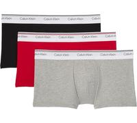 Calvin Klein Boxers Longs Lot de 3 Homme Balance avec Ceinture Emblématique, Multicolore (Turbulence/CK CK Logo_Black/ Black), XL