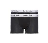 Calvin Klein Boxers Lot de 2 Garçon Coton Élasthanne, Noir (Black), 8-10 Ans