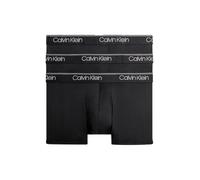 Calvin Klein Boxers Low Rise Homme Lot de 3 Caleçons Low Rise Trunk Coton avec Stretch, Noir (Black), XL