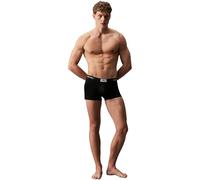 Calvin Klein Boxers Taille Basse Lot de 3 Homme avec Stretch, Noir (Black Dahlia Griffin), XS