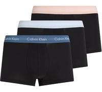 Calvin Klein Boxers Taille Basse Lot de 3 Homme sous-Vêtement, Multicolore (B- Vint Ind, Mln Frenzy, H Blue WBS), S