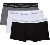 Calvin Klein Boxers Taille Basse Lot de 3 Homme sous-Vêtement, Multicolore (White/B&W Stripe/Black), XL