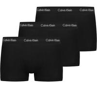Calvin Klein Boxers Taille Basse Lot de 3 Homme Coton-Élasthanne, Noir (Black W Black Wb), M