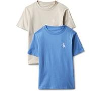 Calvin Klein Boys 2-pack Monogram Top Oatmeal Taille: 14 | T-Shirts Outlet | kids