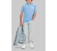 Calvin Klein Boys Chest Logo Ss T-shirt Provence Taille: 8 | T-Shirts Outlet | kids