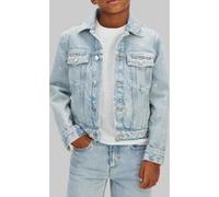 Calvin Klein Boys Denim Trucker Jacket Andrew Wash Taille: 8 | Vestes Outlet | Unisex | Bleu