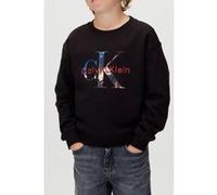 Calvin Klein Boys Filled-in Photo Fleece Black Taille: 12Y | Pulls Outlet | kids | Le Noir