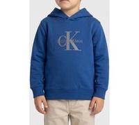Calvin Klein Boys Light Monologo Hoodie Admiral Blue Taille: 10 | Pulls Outlet | kids | Bleu