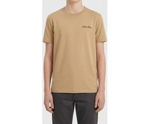 Calvin Klein Boys Polaroid S/s T-shirt Sandy Beige Taille: 16 | T-Shirts Outlet | kids | Marron
