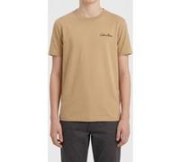 Calvin Klein Boys Polaroid S/s T-shirt Sandy Beige Taille: 16 | T-Shirts Outlet | Unisex | Marron