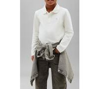 Calvin Klein Boys Solid Pique Polo Long Sleeve Tofu Taille: 8 | Chemises Outlet | Unisex