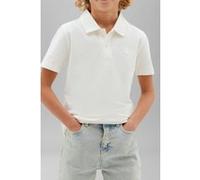 Calvin Klein Boys Solid Pique Polo Short Sleeve Tofu Taille: 6 | Chemises Outlet | Unisex