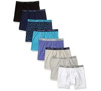 Calvin Klein Boys Underwear 8 Pack Boxer Briefs-Basics Value Pack Boxeur ajusté, Lot mlang, 12-14 8 Garçon