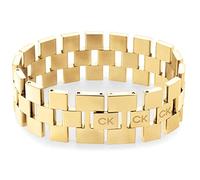 Calvin Klein Bracelet à Maillons pour Femme Collection GEOMETRIC en Or Jaune - 35000244