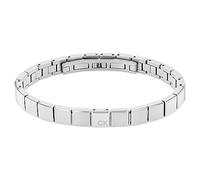 Calvin Klein Bracelet à maillons pour Homme Collection MINIMALISTIC SQUARES en Acier inoxidable - Disponible en Version Argentée ou Dorée