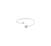 Calvin Klein Bracelet Femme Solitaire Lunette Torsadée Acier Inoxydable Élégant Design Courbé Mode Contemporaine pour le Quotidien Cadeau pour Elle, Standard, Acier inoxydable, Pas de gemme