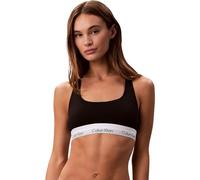 Calvin Klein Brassière Femme Unlined avec Ceinture Emblématique, Noir (Black), XS