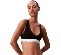 Calvin Klein Brassière Femme Unlined Triangle Bretelles Réglables, Noir (Black), XS