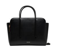Calvin Klein - Cabas Mini en Cuir Carryall - Femme - Sacs - Noir - Taille: ONE Size