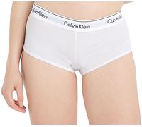 Calvin Klein Shorty Femme Boyshort Coton Stretch, Blanc (White), XS