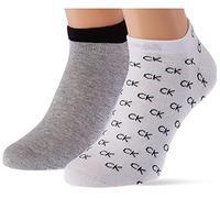 Calvin Klein Calvin Klein Casual Men's Liner Socks 2 pack, Basket Pour des hommes, White, 39/42