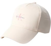 Calvin Klein Casquette Monologo imprimée Lv04K5027G pour Femme, Blanche, Taille Unique