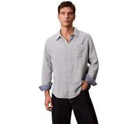 Calvin Klein Casual Classic Lv04Rc706G Autres Chemises décontractées, Blue (Boardwalk Summer), S Men's