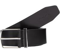 Calvin Klein Ceinture Femme Thin Metal Hardware Belt 3.5 en Cuir, Noir (Ck Black), 80 cm