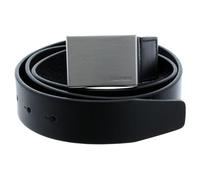 Calvin Klein Ceinture Formal Plaque en cuir 110 cm noir