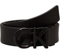 Calvin Klein Ceinture Homme Metal Bombe Mono Réversible, Noir (Ck Black Smooth/Classic Mono), 95 cm