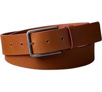 Calvin Klein Ceinture Homme Warmth Buckle Smooth – Cuir marron, Boucle carrée 3,5 cm, Taille 100 cm