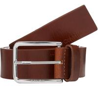 Calvin Klein Ceinture Homme Warmth Oiled Grain 3.5 cm Ceinture Cuir, Marron (Dark Tan), 110 cm