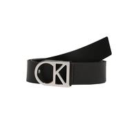 Calvin Klein Ceinture CK Logo en cuir Noir 90 cm