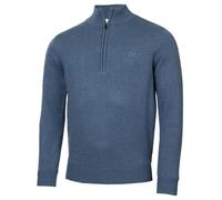 Calvin Klein Chandail Demi-glissière doublé Hommes - Denim chiné - M