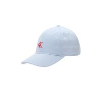 Calvin Klein Chapeau bleu clair / rouge carmin, Taille 52