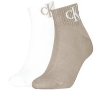 Calvin Klein Chaussettes Courtes 701228813 Quarter 2 Paires