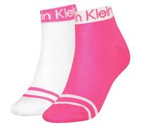 Calvin Klein Chaussettes Courtes Logo Welt Quarter 2 Paires