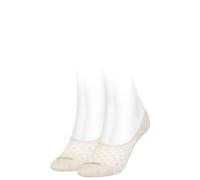 Calvin Klein Chaussettes Footie High Cut Diamond Open Work 2 Paires