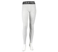 Calvin Klein Chaussettes Legging pour Femme, Gris Clair chiné, S