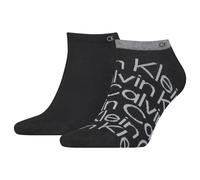 Calvin Klein Chaussettes Sneaker All Over Print 2 Paires