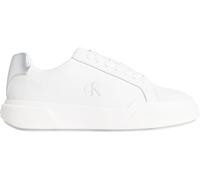 Calvin Klein Chaussures Basses à Lacets pour Femme LTH Met Yw0yw01948, Blanc Brillant et argenté, 37 EU