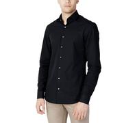 Calvin Klein Chemise de printemps Homme Noir : Taille - 41 Taille : 41