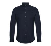 Calvin Klein Chemise Entretien Facile Coupe Étroite Bleu Marine 40