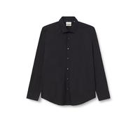 Calvin Klein Chemises habillées Slim ESNTL Poplin NOS STR SLD pour Hommes, Noir (Noir), S
