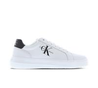 Calvin Klein Chunky Cupsole Mono Homme - Baskets, Blanc - Pointure 45 - Cuir White 45