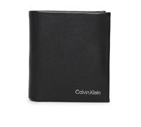 Calvin Klein CK Concise Trifold 6 CC avec pièce de Monnaie, Noir, Taille Unique, Black, Taille Unique