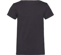 Calvin Klein T-Shirt Manches Courtes Femme CK Embroidery Col en V, Noir (CK Black), L