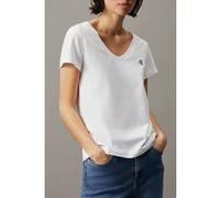Calvin Klein Ck Embroidery Stretc Bright White Taille: XL | T-shirts Outlet | Femme | Blanche