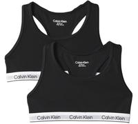 Calvin Klein CK Jeans Brassière Brlette G80G800742 - Lot de 2 brassières pour Fille - Noir (Pvhnoir/PVH) 12-14, Noir (Pvhblack/Pvhblack), 12-14 Ans